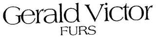 GV GERALD VICTOR FURS logo