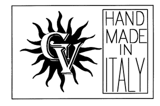 GV HAND MADE IN ITALY logo