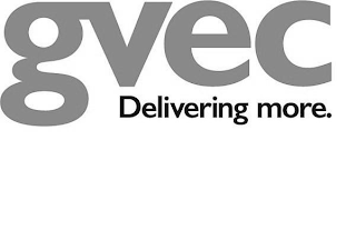 GVEC DELIVERING MORE. logo