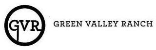 GVR GREEN VALLEY RANCH logo