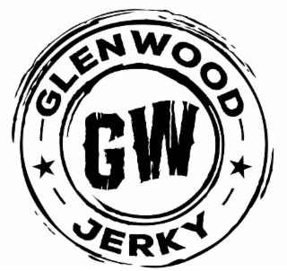 GW GLENWOOD JERKY logo