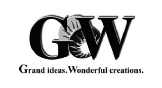 GW GRAND IDEAS. WONDERFUL CREATIONS. logo