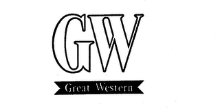 GW GREAT WESTERN logo