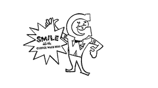 GW SMILE ITS' THE GEORGE WEBB WAY logo