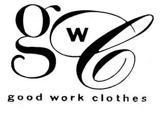 GWC GOOD WORK CLOTHES logo