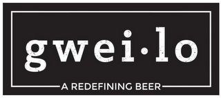 GWEI · LO A REDEFINING BEER logo