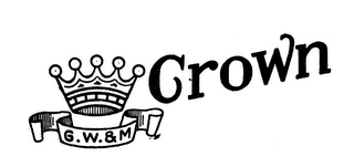G.W.&M. CROWN logo