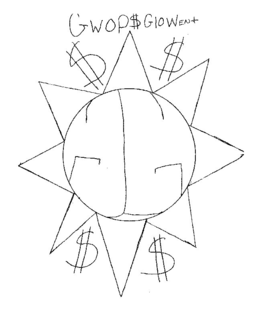 GWOP$GLOWENT $ $ GG $ $ logo