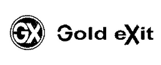 GX GOLD EXIT logo