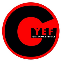 GYEF GET YOUR EYES FLY logo