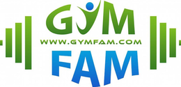 GYM FAM WWW.GYMFAM.COM logo