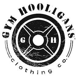 GYM HOOLIGANS CLOTHING CO. GH logo