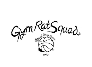 GYM RAT SQUAD OFFICIAL HOOP GEAR 1973 logo
