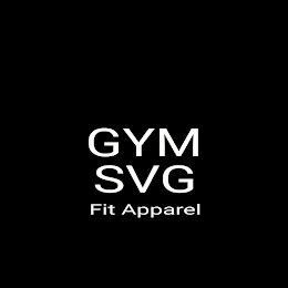 GYM SVG FIT APPAREL logo