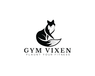 GYM VIXEN FLAUNT YOUR FITNESS logo