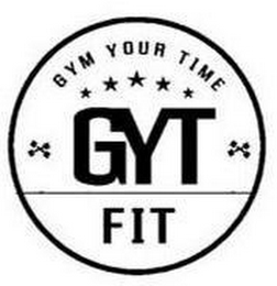 GYM YOUR TIME GYT FIT logo