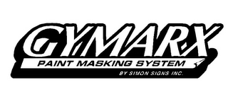 GYMARX PAINT MASKING SYSTEM BY SIMON SIGNS INC. logo