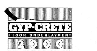 GYP-CRETE FLOOR UNDERLAYMENT 2000 logo