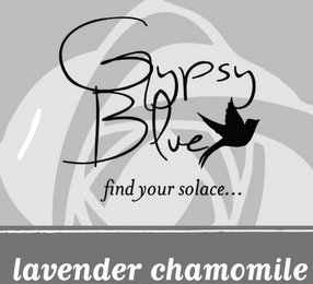GYPSY BLUE FIND YOUR SOLACE LAVENDER CHAMOMILE logo