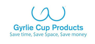 GYRLIE CUP PRODUCTS $AVE TIME, $AVE $PACE, $AVE MONEY logo
