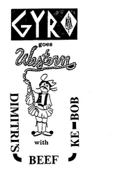 GYRO GOES WESTERN WITH DIMITRI'S BEEF KE-BOB logo