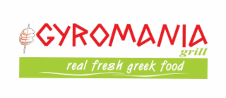GYROMANIA GRILL REAL FRESH GREEK FOOD logo