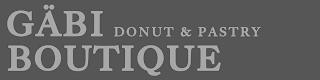 GÄBI DONUT & PASTRY BOUTIQUE logo