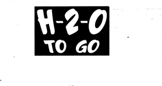 H-2-O TO GO logo
