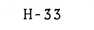 H-33 logo
