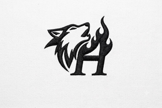 H logo