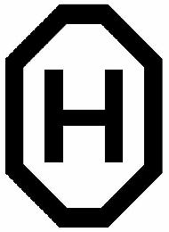 H logo