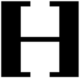 H logo