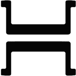 H logo
