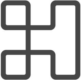 H logo