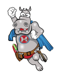 H logo