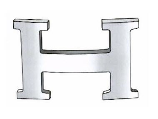 H logo