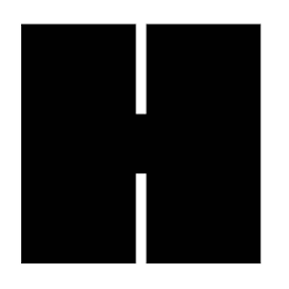 H logo