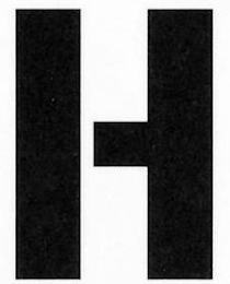 H logo