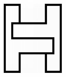 H logo