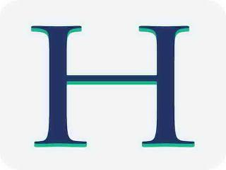 H logo