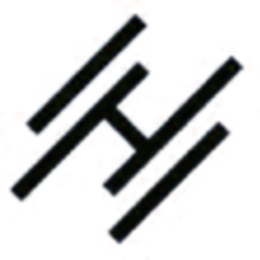 H logo