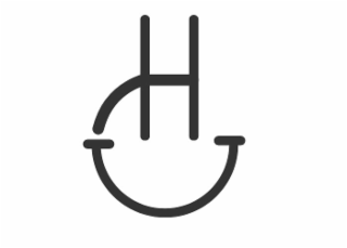 H logo