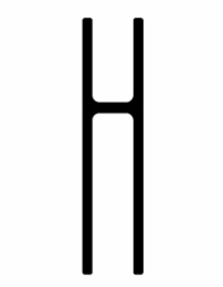 H logo