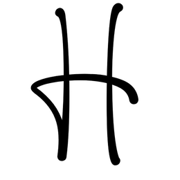H logo