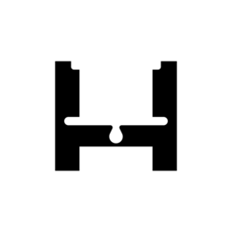 H logo