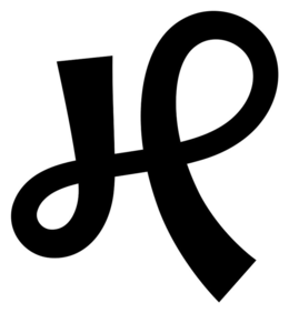 H logo