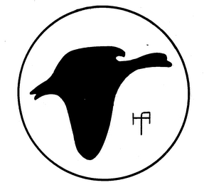 H A logo