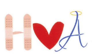 H A logo