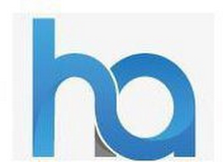 H A logo
