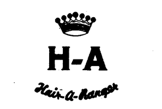 H-A HAIR-A-RANGER logo